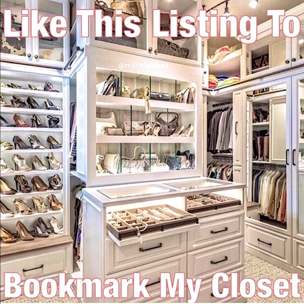 Like this listing to bookmark my closet!